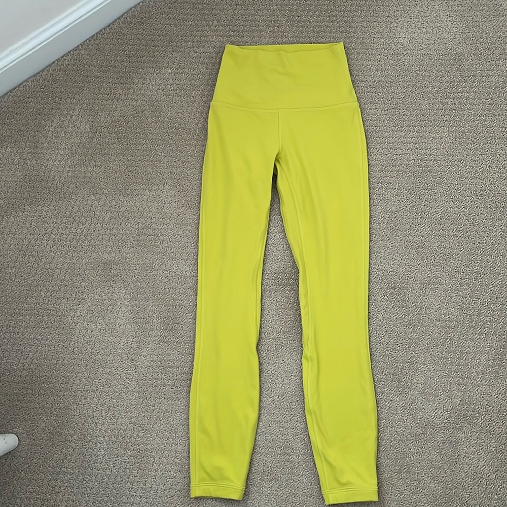 Lululemon Citrine Yellow Leggings (size 0)